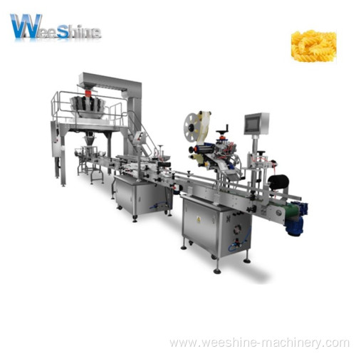 Can Jar Candy Nuts Filling Machine